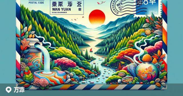 万源市邮政编码分布图