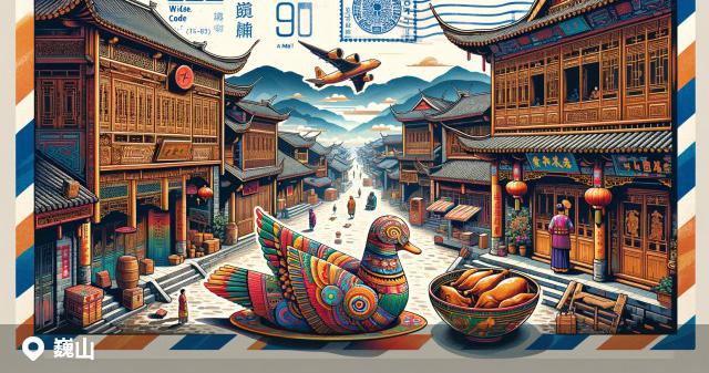 巍山彝族回族自治县邮政编码分布图