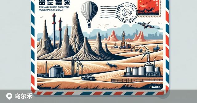 乌尔禾区邮政编码分布图