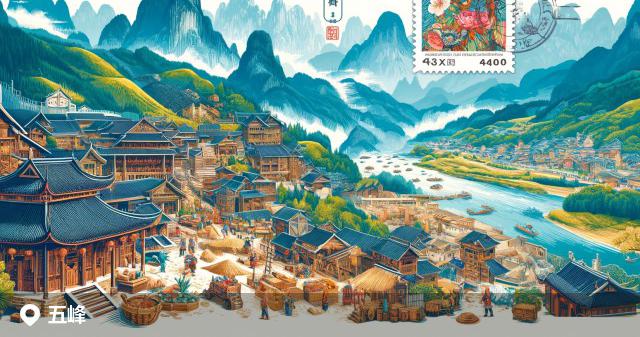 五峰土家族自治县邮政编码分布图