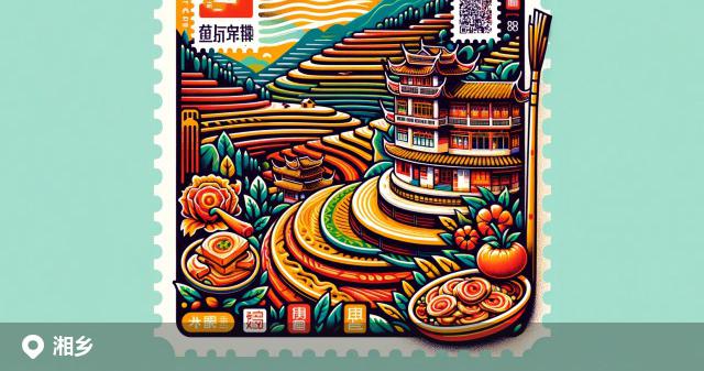 湘乡市邮政编码分布图