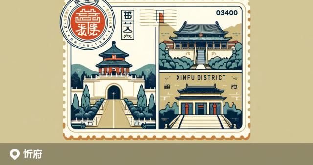 忻府区邮政编码分布图