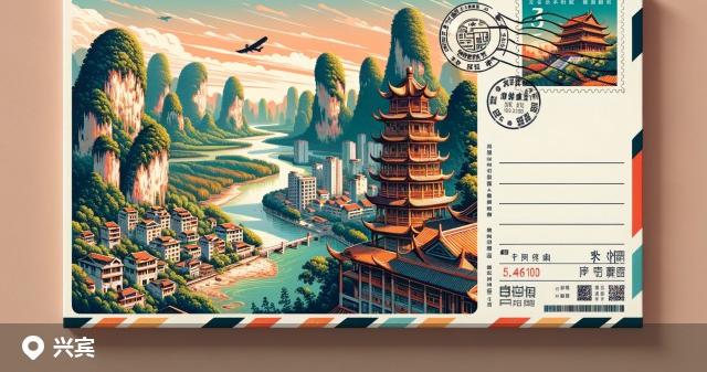 兴宾区邮政编码分布图