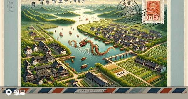 雄县邮政编码分布图
