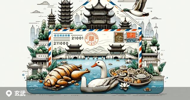 玄武区邮政编码分布图