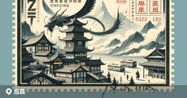 应县邮政编码分布图