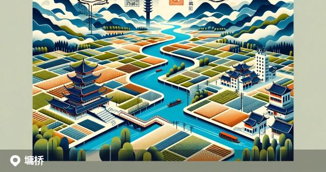 墉桥区邮政编码分布图