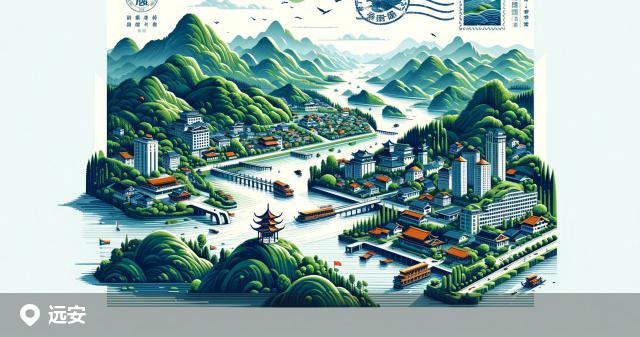 远安县邮政编码分布图