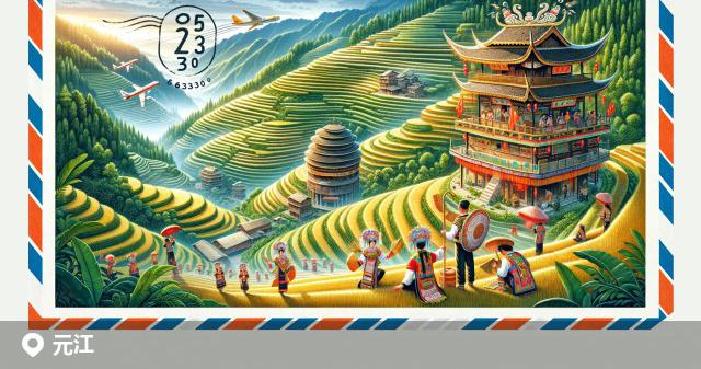元江哈尼族彝族傣族自治县邮政编码分布图