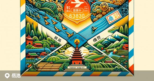 岳池县邮政编码分布图