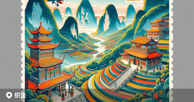 织金县邮政编码分布图