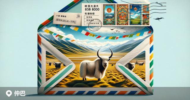 仲巴县邮政编码分布图