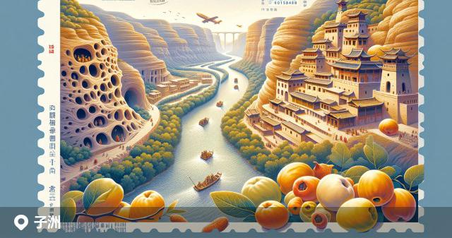 子洲县邮政编码分布图