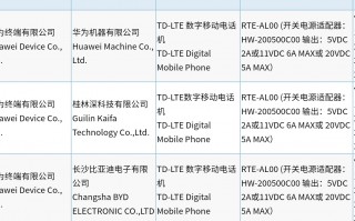 华为nova 9系列入网：最高100W快充
