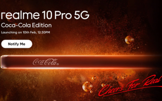 黑红拼接 realme真我10 Pro可口可乐限定版亮相