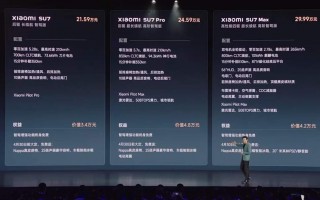 小米SU7参数配置及价格详情一览表