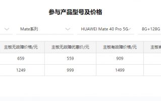 麒麟9000还能再战！华为Mate 40内存升级来了：559元起