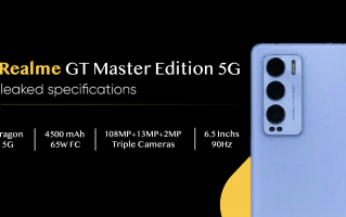 realme GT大师版参数曝光：骁龙870+一亿像素