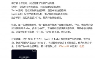 小米最新旗舰，搭载骁龙8系处理器的红米Turbo 3曝光