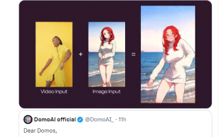 Domo AI上线新功能 只需一张照片和视频即可让人物动起来