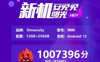 破100万 联发科天玑9000跑分曝光