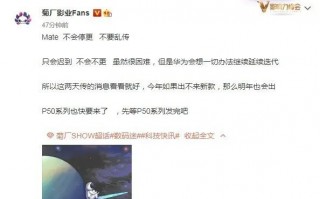 反转了 华为Mate系列不会停更