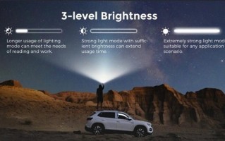 FOSSiBOT发布新款手机：配备300颗LED灯 露营可用