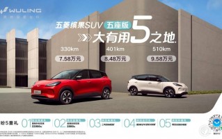 售价758万元起！五菱缤果SUV五座版缤纷上市