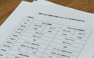 荣耀Magic6转臻版与RSR设计价格曝光，9999元起售？