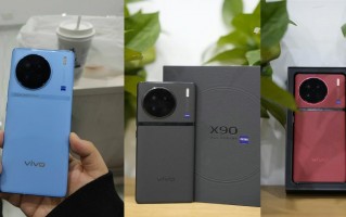 vivo X90真机曝光：红色素皮质感十足