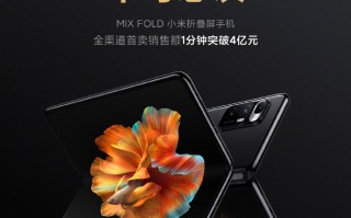 MIX Fold首销功成：1分钟破4亿