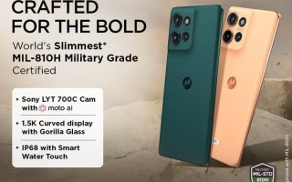 印度将发布世界上最薄的追赶型手机摩托车 - MotoEdge 50发布日期公布！